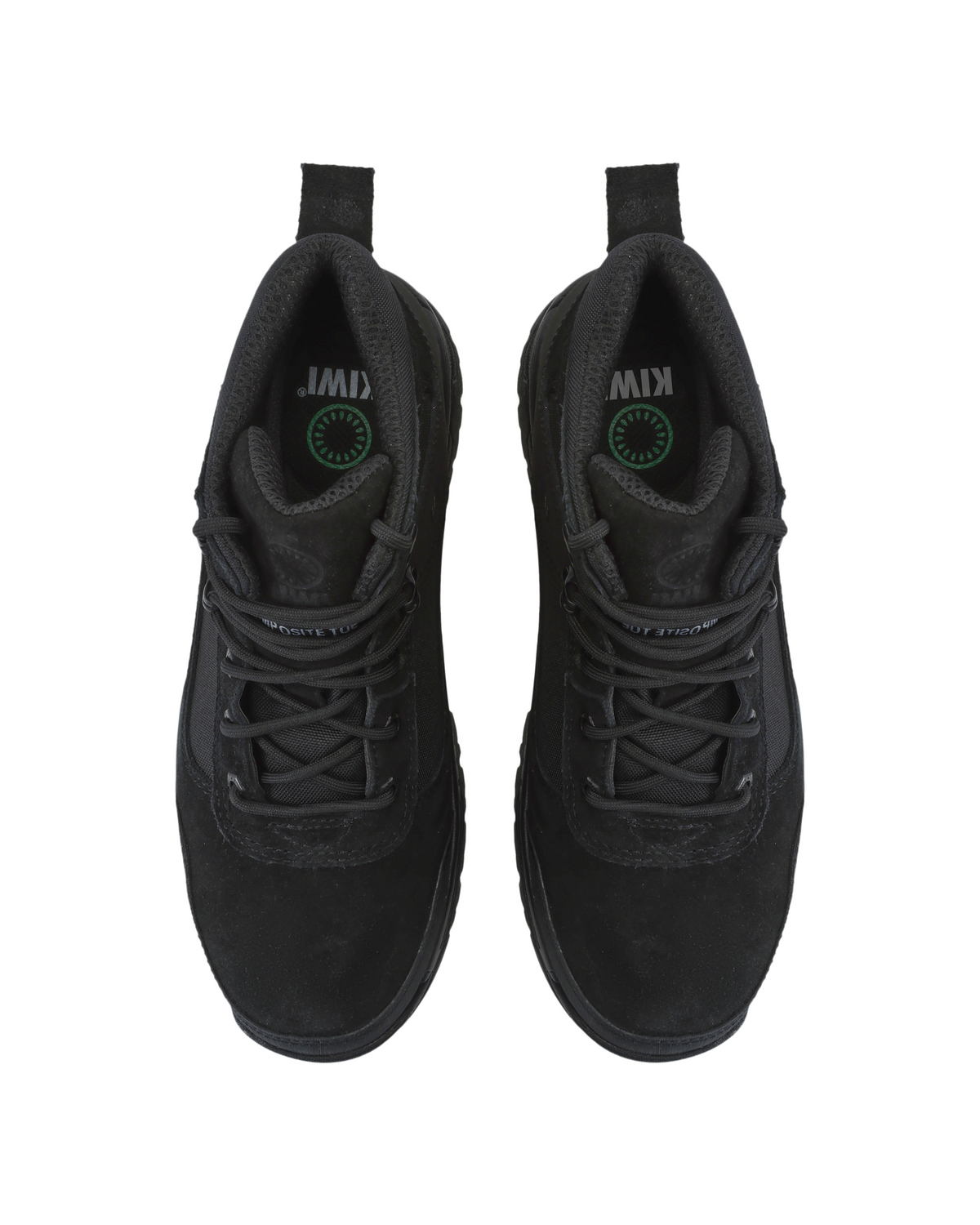 Kiwi Trek Black Suede/Nylon 5" Steel Toe Water Resistant Work Boots [63500] - Kiwi - Flyclothing LLC