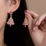 Christmas Tree Star Dangle Earrings - Trendsi - Flyclothing LLC