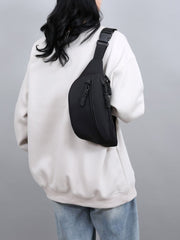 Oxford Cloth Adjustable Strap Sling Bag - Trendsi