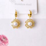 18K Gold-Plated Flower Jewelry Set - Trendsi - Flyclothing LLC