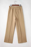 Drawstring Wide Leg Pants with Pockets - Trendsi - Flyclothing LLC