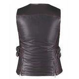 Betty- Ladies Premium Leather Vest - Unik Just for Bikers - Flyclothing LLC