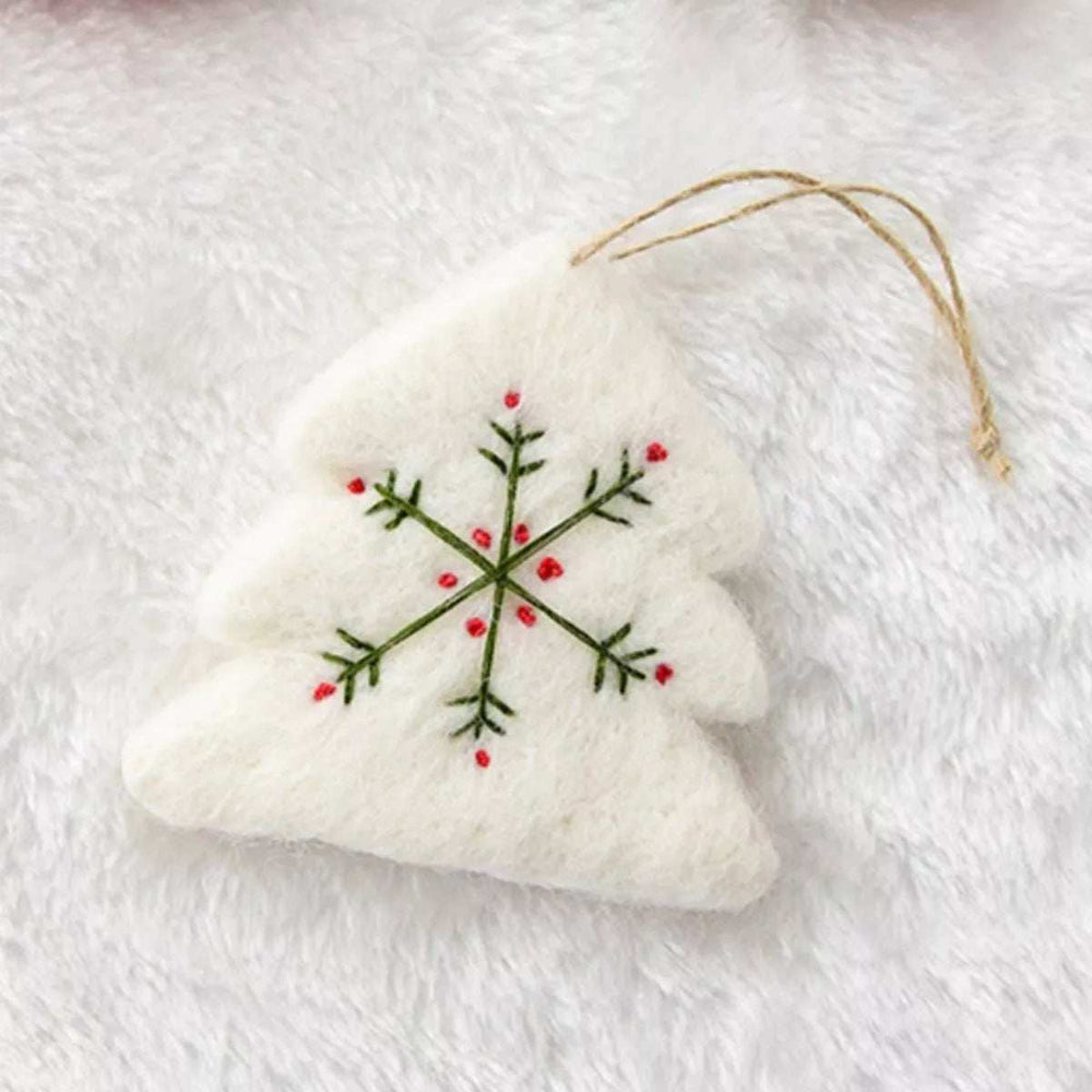 Christmas Felt Snowflake Ornament - Trendsi - Flyclothing LLC