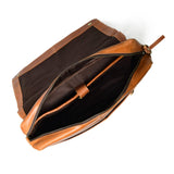 Wilson Tan Leather Crossbody Bag - Classy Leather Bags - Flyclothing LLC