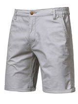 Men's Elastic Waist Shorts with Pockets - Trendsi - Flyclothing LLC