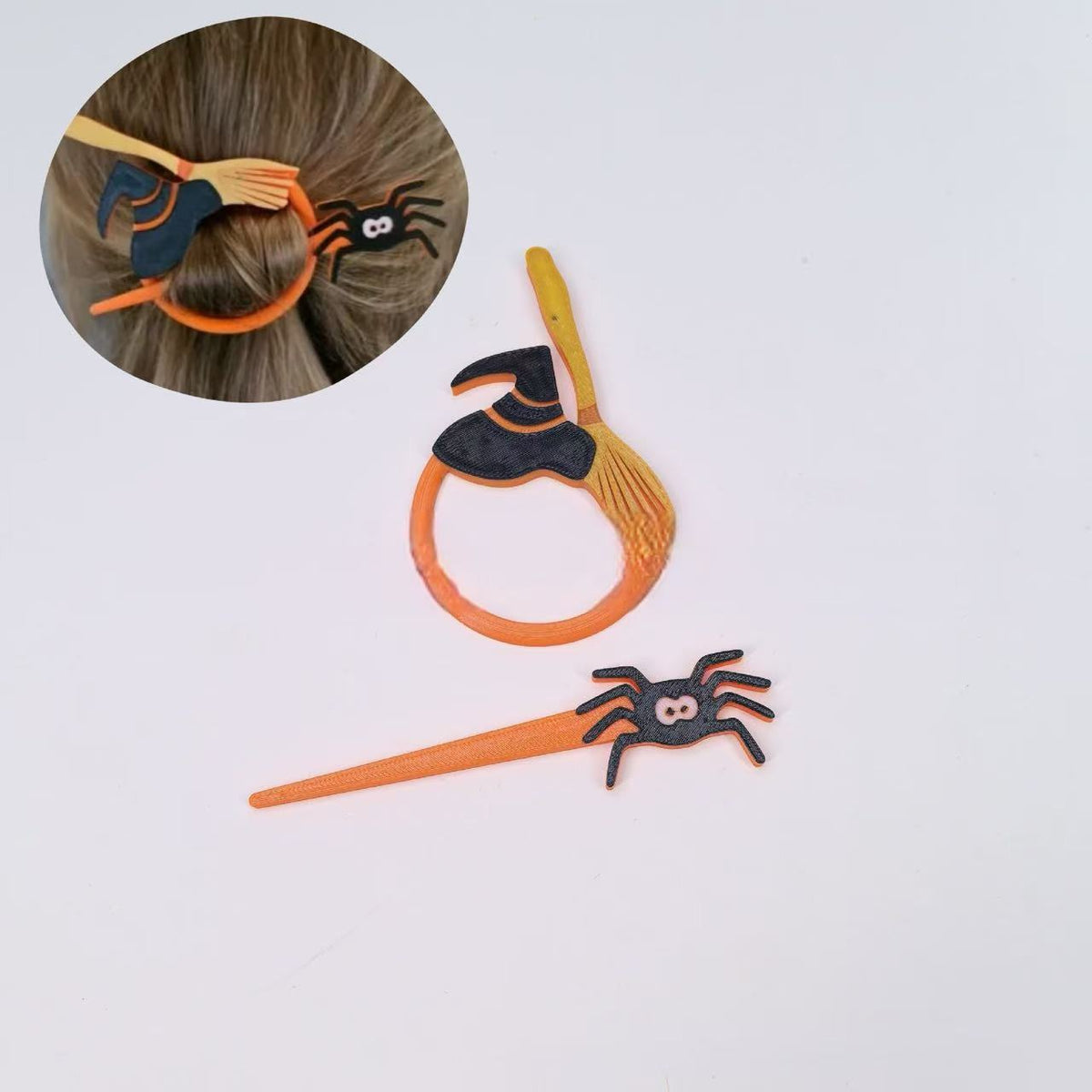 Halloween Barrettes Witch Bat Hairpin - My Store - Flyclothing LLC