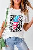 Graphic Round Neck Short Sleeve T-Shirt - Trendsi - Flyclothing LLC