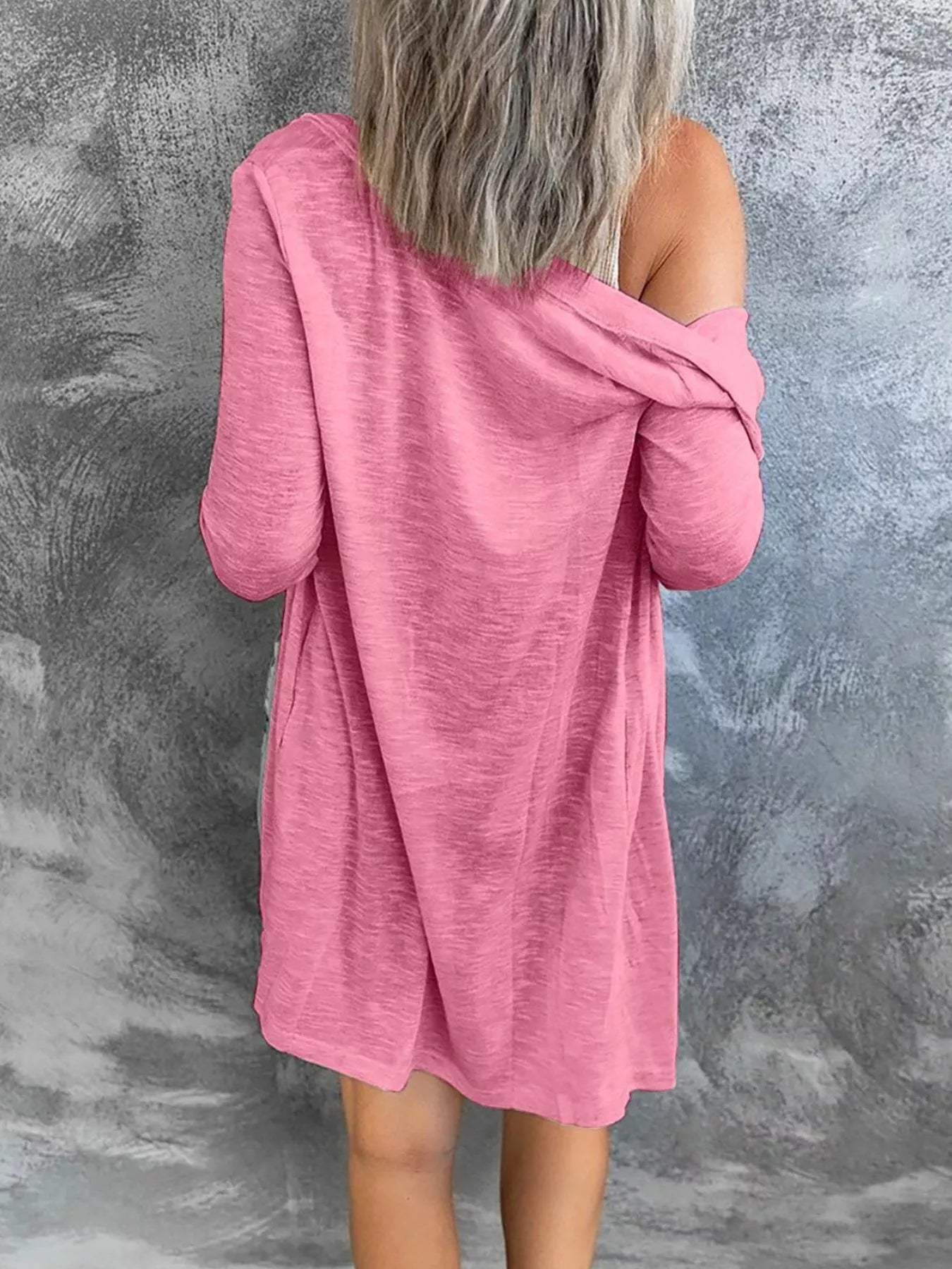 Full Size Lightweight Button-Up Cardigan Plus Size - Trendsi - Flyclothing LLC