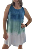 Full Size Tie-Dye Sleeveless Mini Tank Dress Plus Size - Trendsi - Flyclothing LLC