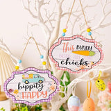 Easter Wooden Bead Hanging Widget - Trendsi