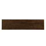 66" Brown Wood Carved Geometric Accent Cabinet With Four Doors - Homeroots - Flyclothing LLC
