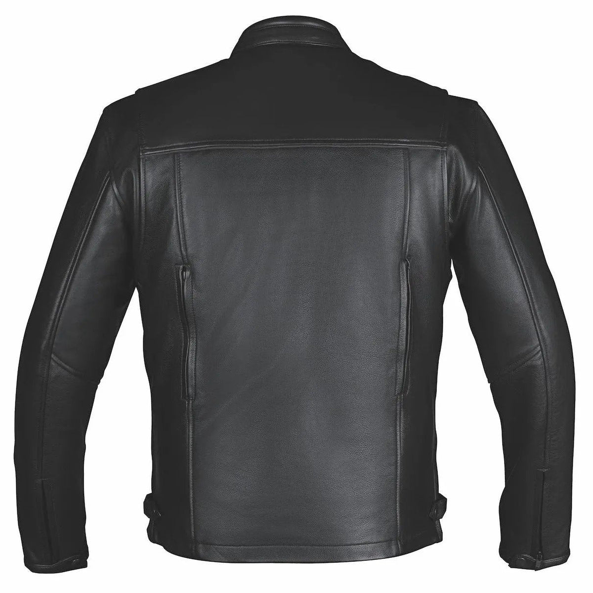 Black Iron - Men's Motorcycle Leather Jacket - Unik Just for Bikers - Flyclothing LLC