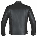 Black Iron - Mens Ultra Leather Jacket - Unik Just for Bikers - Flyclothing LLC