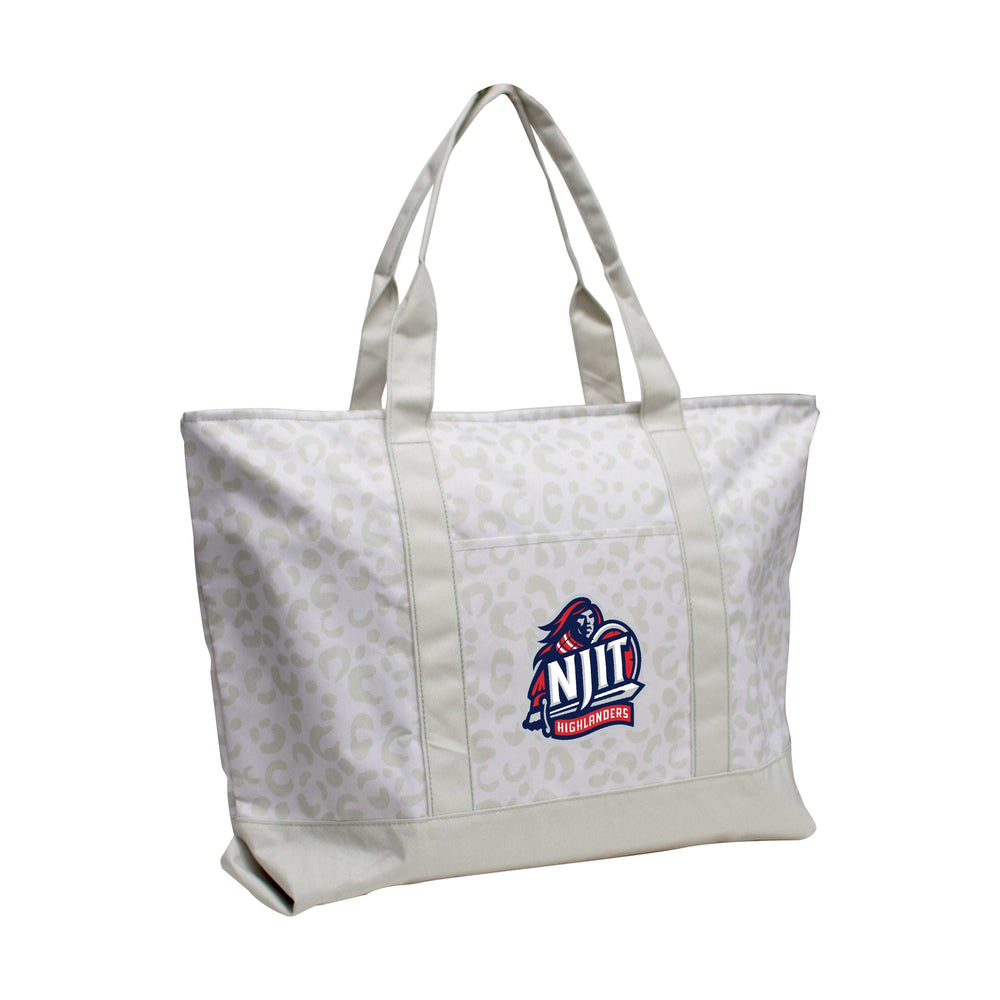 New Jersey Tech Leopard Pattern Tote - Logo Brands - Flyclothing LLC
