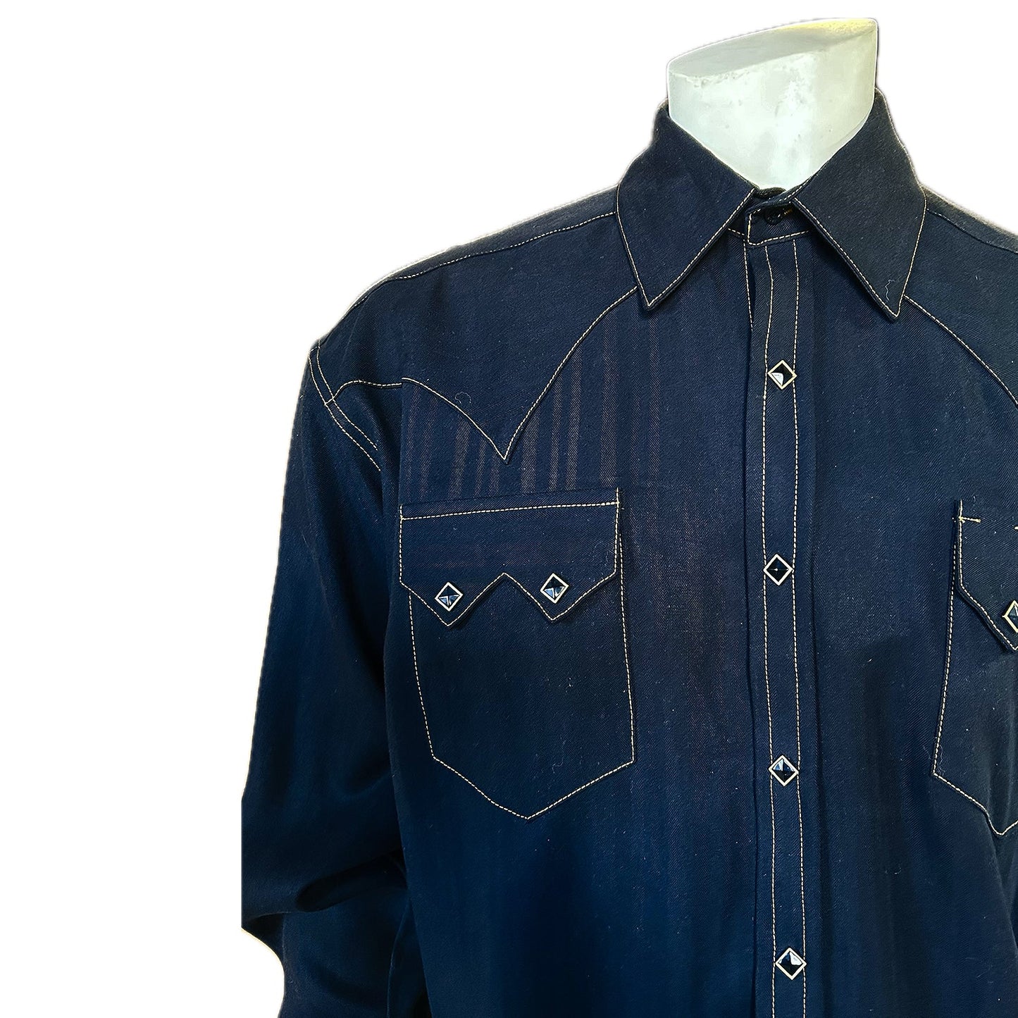 Rockmount Ranch Wear Men's Black Rayon Western Shirt - Rockmount Clothing - Flyclothing LLC