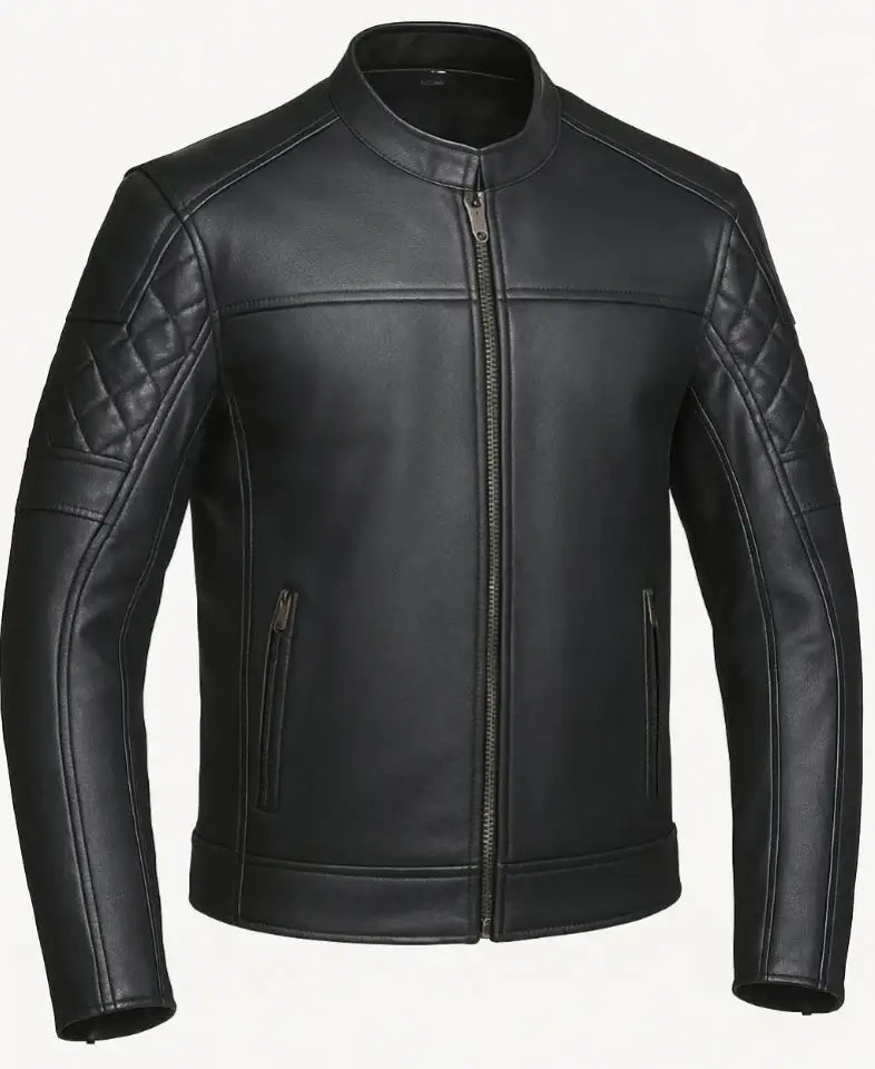 Vortex - Men's Ultra Leather Motorcycle Jacket - Unik Just for Bikers - Flyclothing LLC