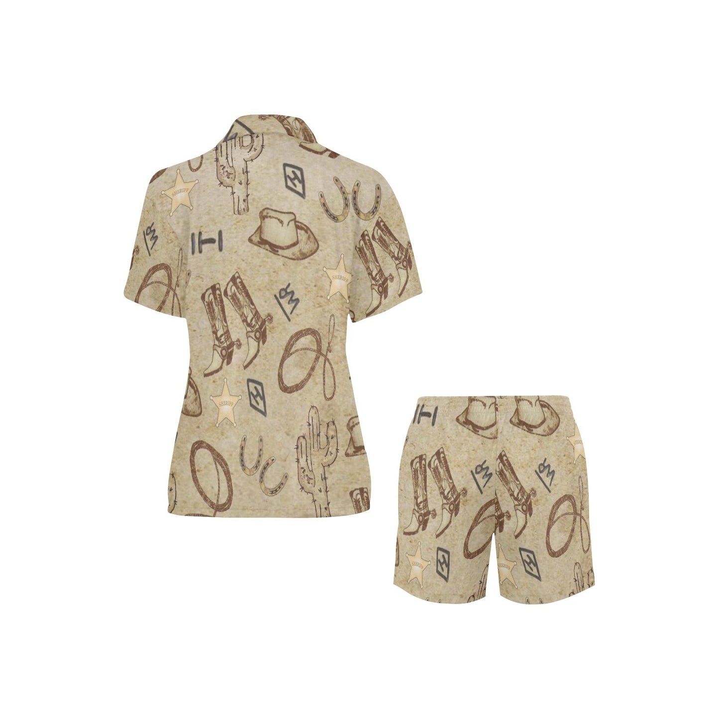 Baha Ranch Old West Women's Western Pajama Set