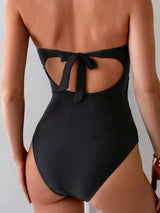 Cutout Sweetheart Neck One-Piece Swimwear - Trendsi - Flyclothing LLC
