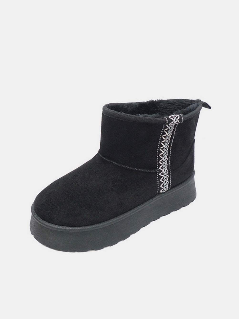 WILD DIVA Round Toe Platform Boots - Trendsi - Flyclothing LLC