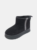 WILD DIVA Round Toe Platform Boots - Trendsi