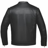 Rampage Men's Naked Cowhide Leather Motorcycle Jacket - Unik Just for Bikers - Flyclothing LLC
