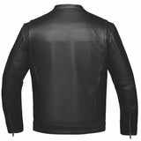 Rampage Men's Naked Cowhide Leather Motorcycle Jacket - Unik Just for Bikers - Flyclothing LLC