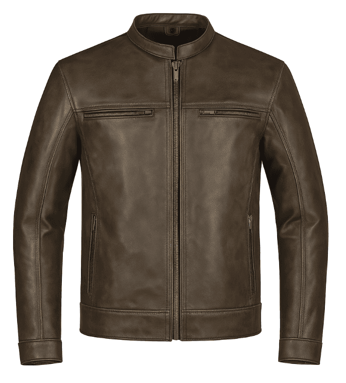 Indy - Mens Premium Leather Jacket - Unik Just for Bikers - Flyclothing LLC