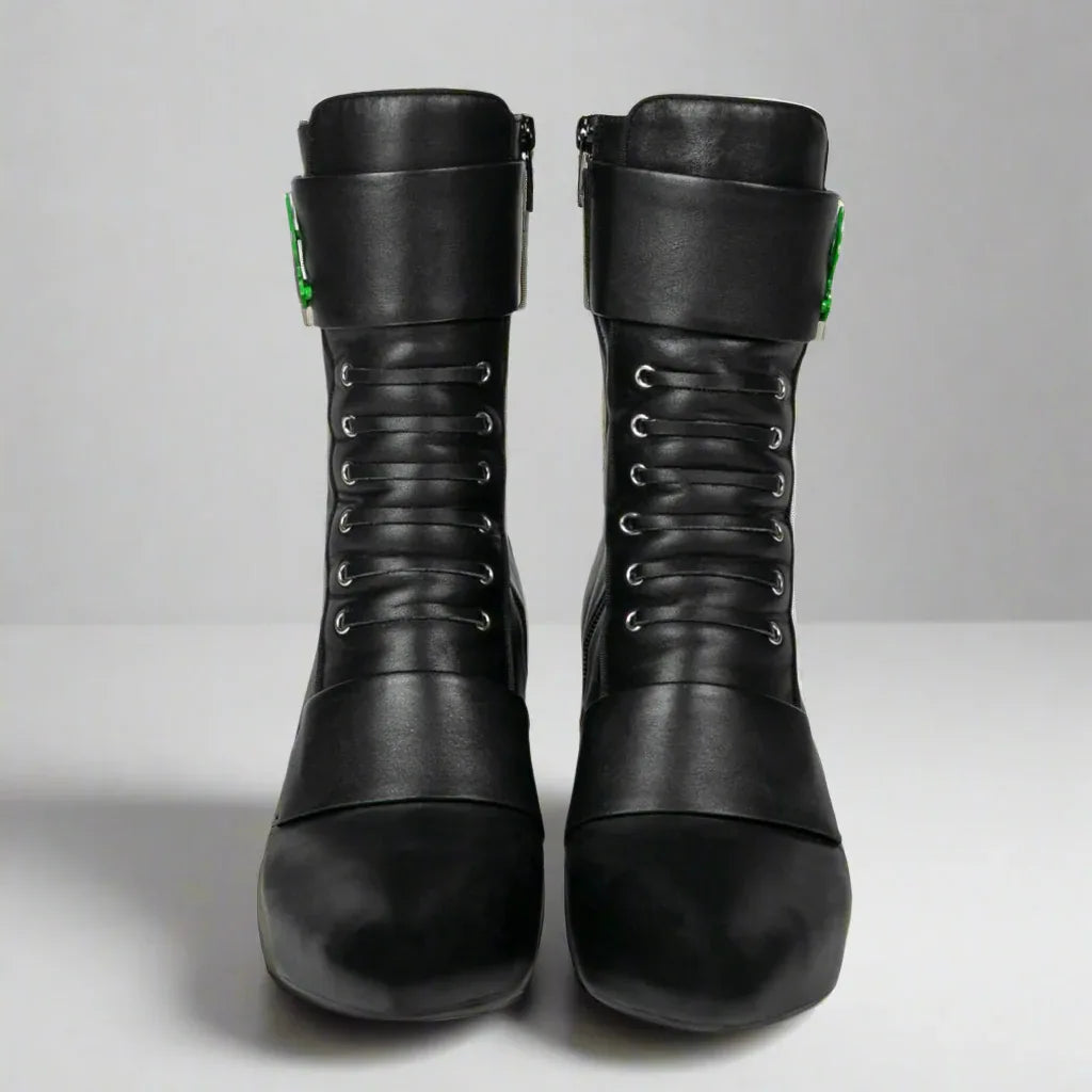 Michaela V Marta Boots Black - Michaela V - Flyclothing LLC