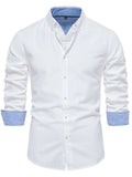 Men's Button Down Collared Neck Shirt - Trendsi - Flyclothing LLC