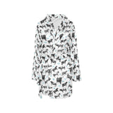 Baha Ranch Cattle and Brands Women's Western Bath Robe