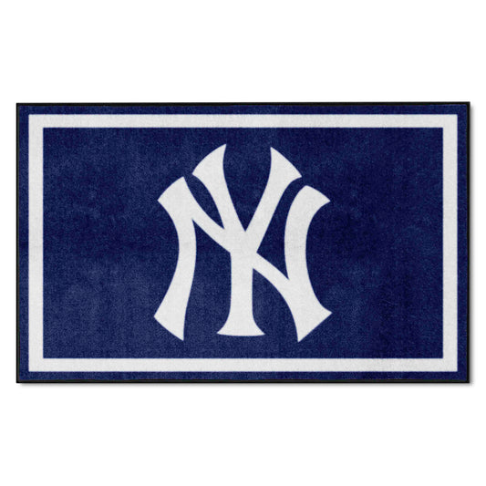New York Yankees 4ft. x 6ft. Plush Area Rug - New York Yankees