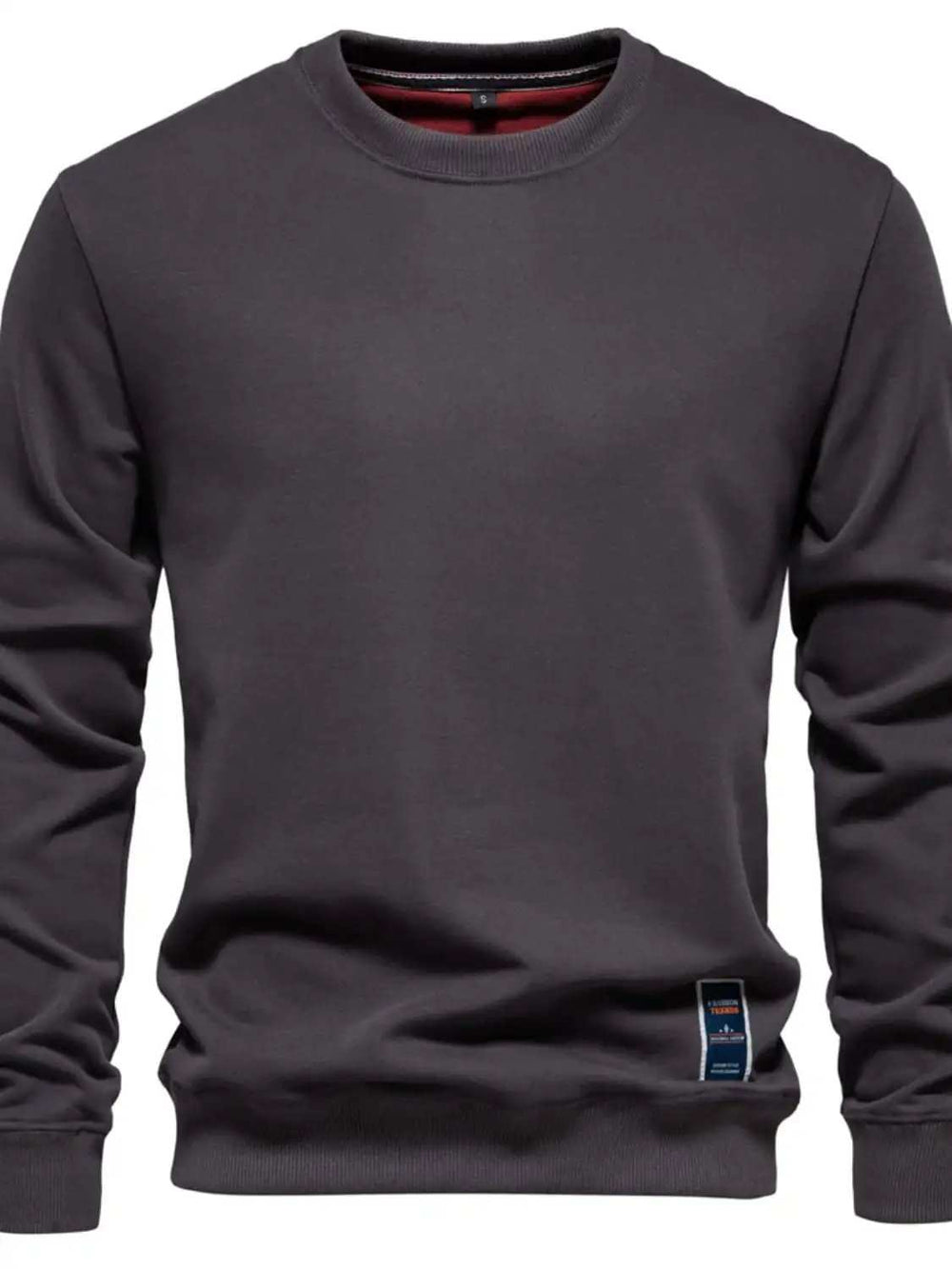 Men's Round Neck Long Sleeve Sweatshirt - Trendsi - Flyclothing LLC