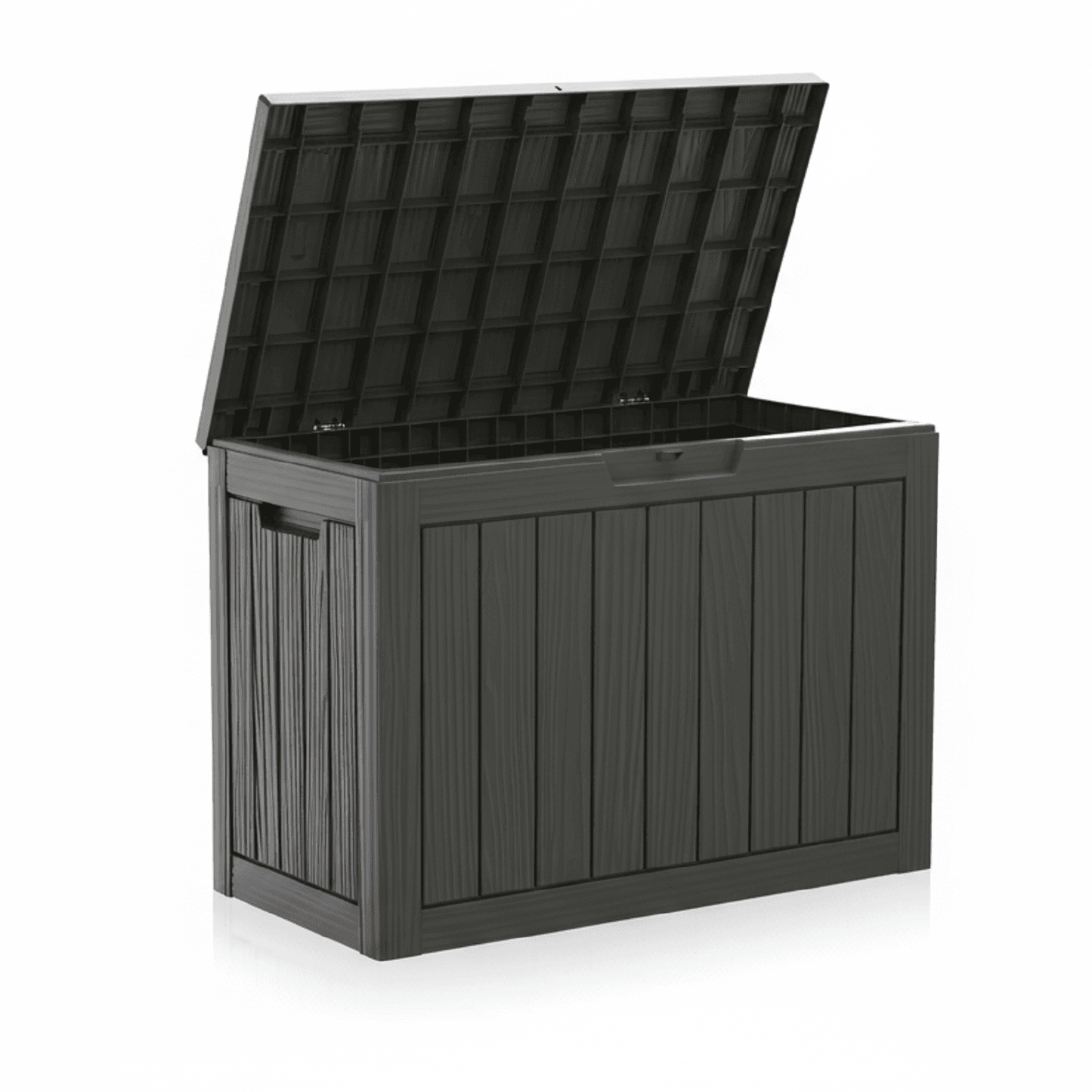31" Black Polypropylene Water Resistant Deck Box - HomeRoots - Flyclothing LLC