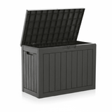 31" Black Polypropylene Water Resistant Deck Box - HomeRoots - Flyclothing LLC