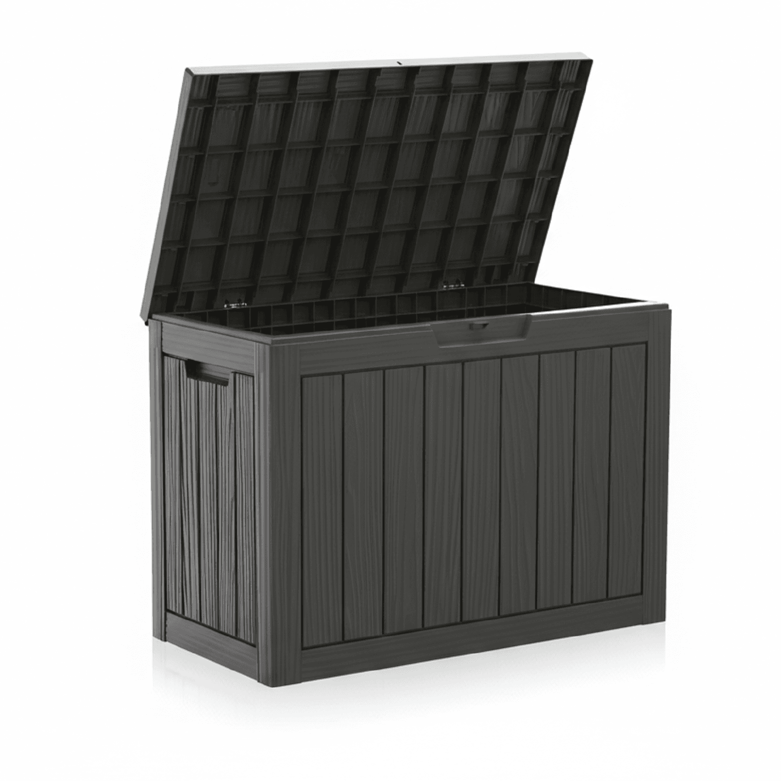31" Black Polypropylene Water Resistant Deck Box - HomeRoots - Flyclothing LLC