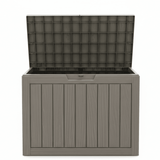 31" Light Brown Polypropylene Water Resistant Deck Box - HomeRoots - Flyclothing LLC
