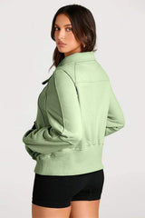 Half Zip Long Sleeve Sweatshirt - Trendsi - Flyclothing LLC