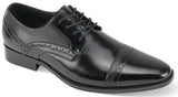 Giorgio Venturi Cap Toe Lace Shoe Black - Giorgio Venturi