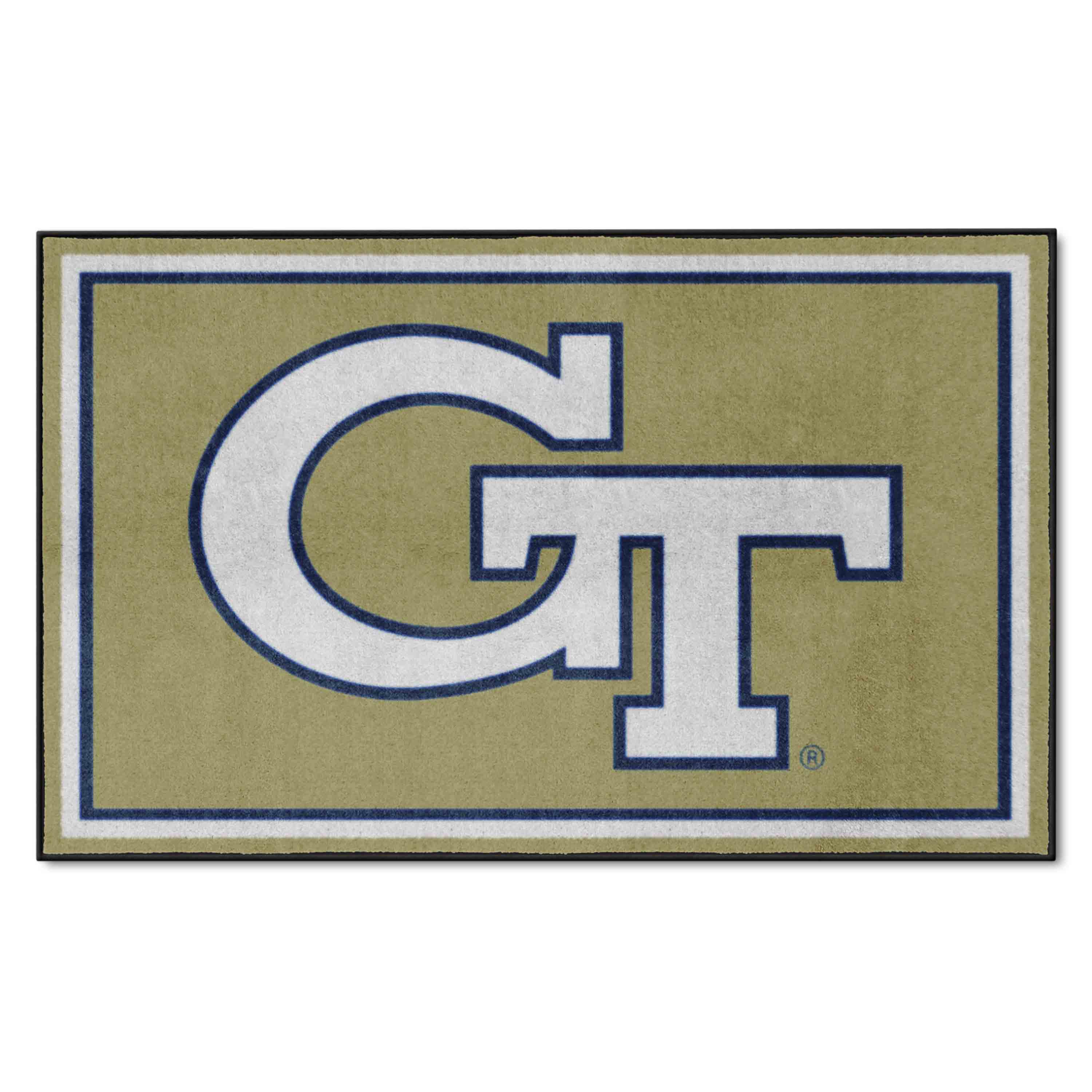 Georgia Tech Yellow Jackets 4ft. x 6ft. Plush Area Rug, GT - Georgia Tech