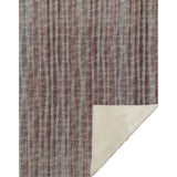 50" X 70" Burgundy And Beige Striped Microfiber Plush Throw Blanket - Homeroots - Flyclothing LLC