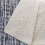 50" X 70" Plum And Ivory Striped Microfiber Plush Throw Blanket - Homeroots - Flyclothing LLC