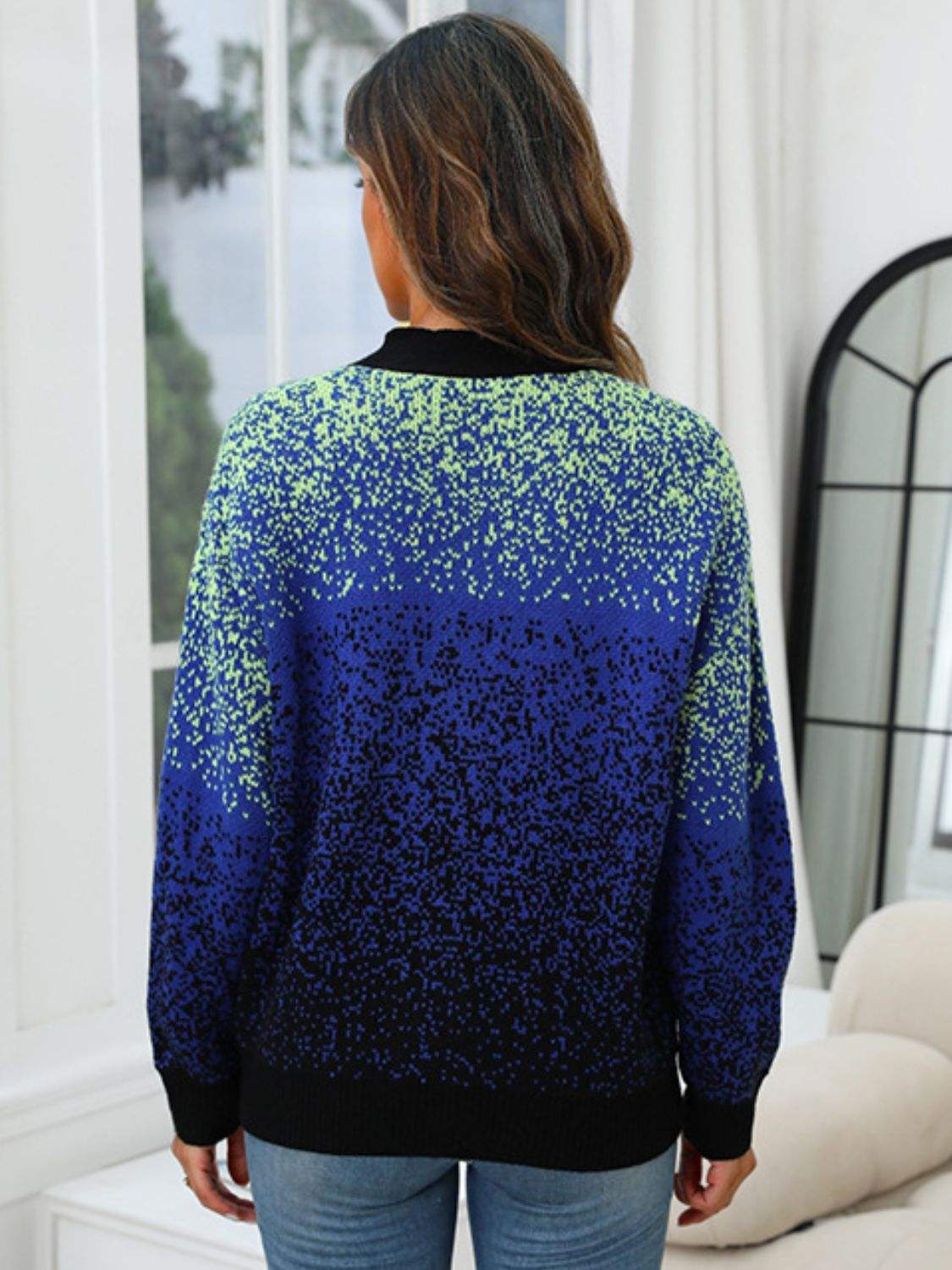 Button Up Long Sleeve Cardigan - Trendsi - Flyclothing LLC