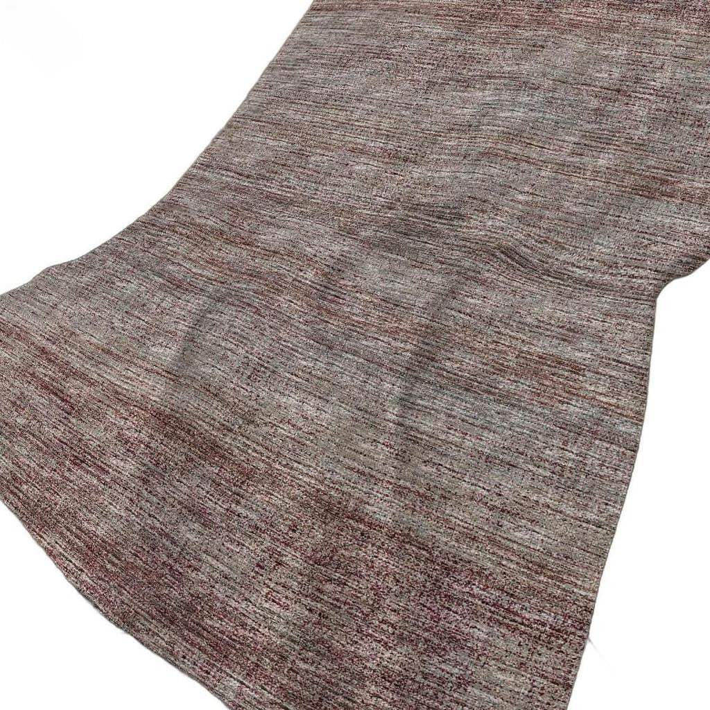 50" X 70" Burgundy And Beige Abstract Polyester Woven Plush Throw Blanket - HomeRoots - Flyclothing LLC