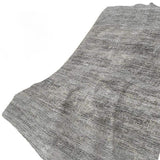 50" X 70" Silver And Gray Abstract Polyester Woven Plush Throw Blanket - HomeRoots - Flyclothing LLC