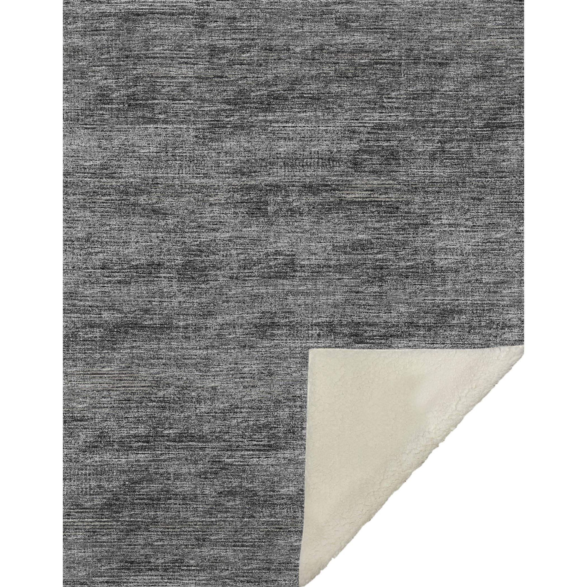 50" X 70" Gray And Silver Abstract Microfiber Plush Throw Blanket - Homeroots - Flyclothing LLC