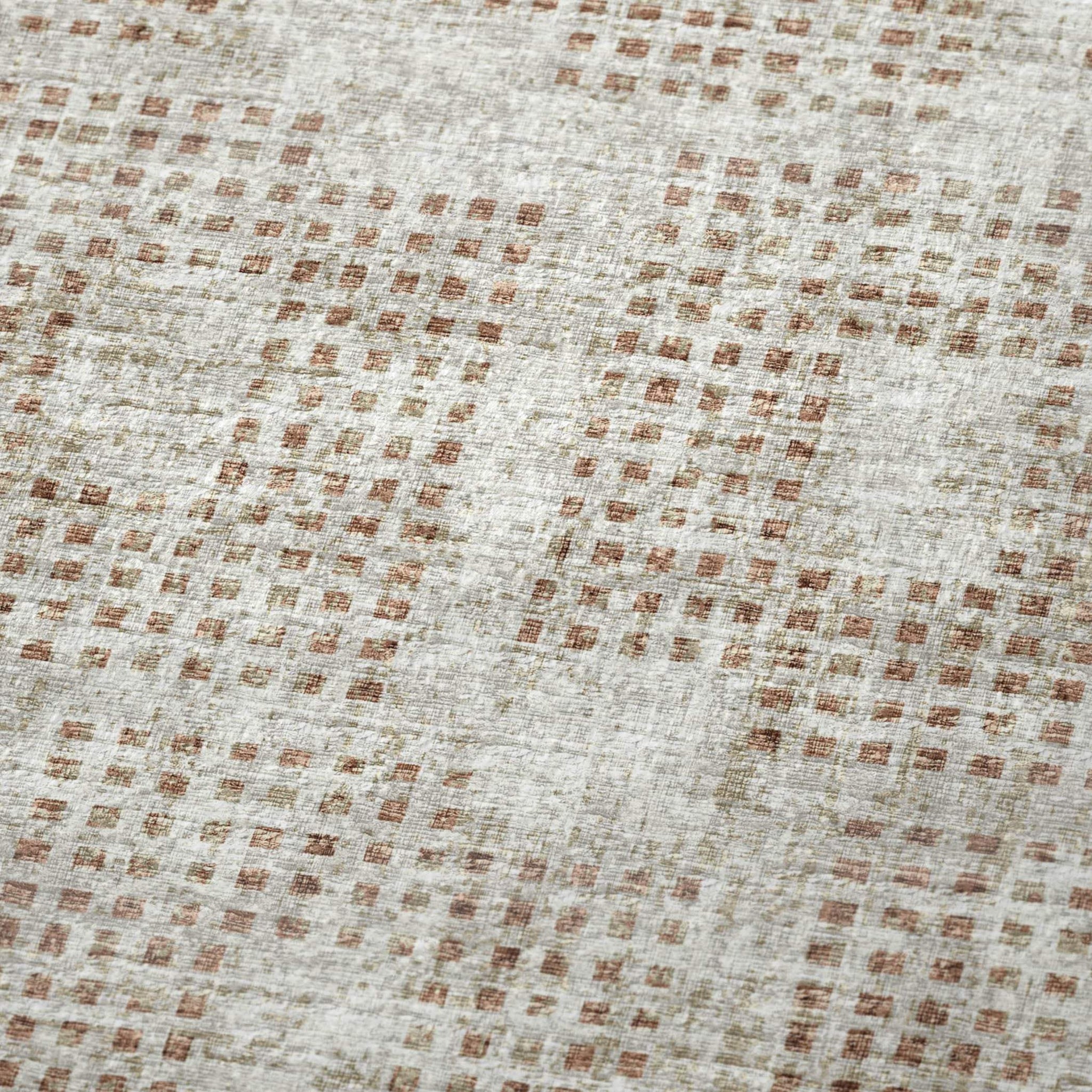 50" X 70" Cinnamon And Beige Geometric Polyester Woven Plush Throw Blanket - HomeRoots - Flyclothing LLC