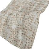 50" X 70" Cinnamon And Beige Geometric Polyester Woven Plush Throw Blanket - HomeRoots - Flyclothing LLC