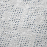 50" X 70" Silver And Blue Geometric Polyester Woven Plush Throw Blanket - HomeRoots - Flyclothing LLC