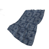 50" X 70" Blue And Ivory Geometric Polyester Woven Plush Throw Blanket - Homeroots - Flyclothing LLC