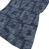 50" X 70" Blue And Ivory Geometric Polyester Woven Plush Throw Blanket - Homeroots - Flyclothing LLC